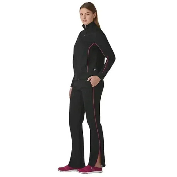 Vevo Active™ Women's Contrast Piped Track Set - Picture 1 of 7